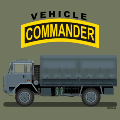 Vehicle Commander 3 Tonner Women's Tee Design