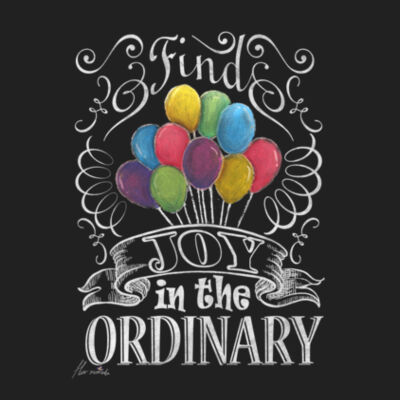 Find Joy in the Ordinary - A3 Canvas Tote Design