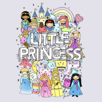 Doodle Monsters Princess - Premium Cotton Tee Design