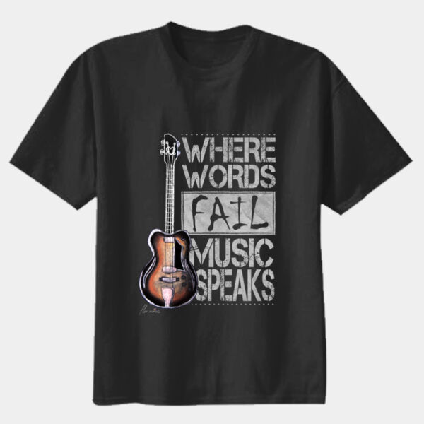 Music Speaks - Youth Premium Cotton Tee Thumbnail