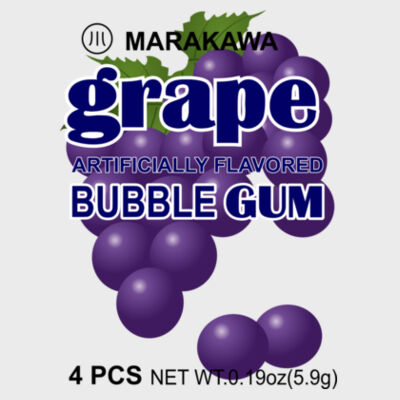 Grape Bubble Gum - Ladies Premium Cotton Tee Design