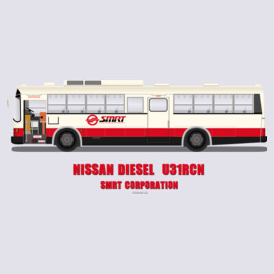 Bus SBS Transit - Premium Cotton Tee Design