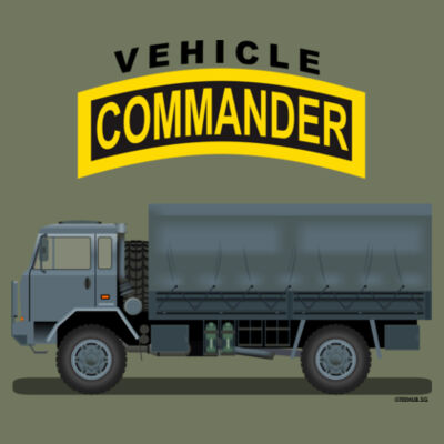 Vehicle Commander 3 Tonner Men's Tee Design