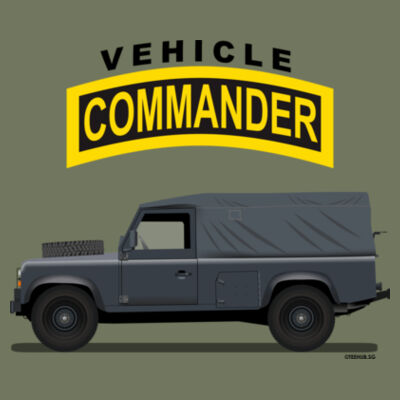 Vehicle Commander Land Rover Men's Tee Design