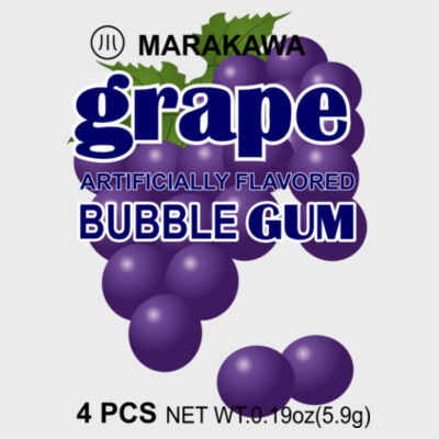 Grape Bubble Gum - Premium Cotton Tee Design
