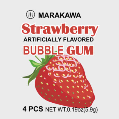 Strawberry Bubble Gum Design