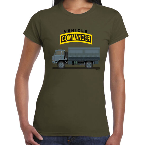 Vehicle Commander 3 Tonner Women's Tee Thumbnail