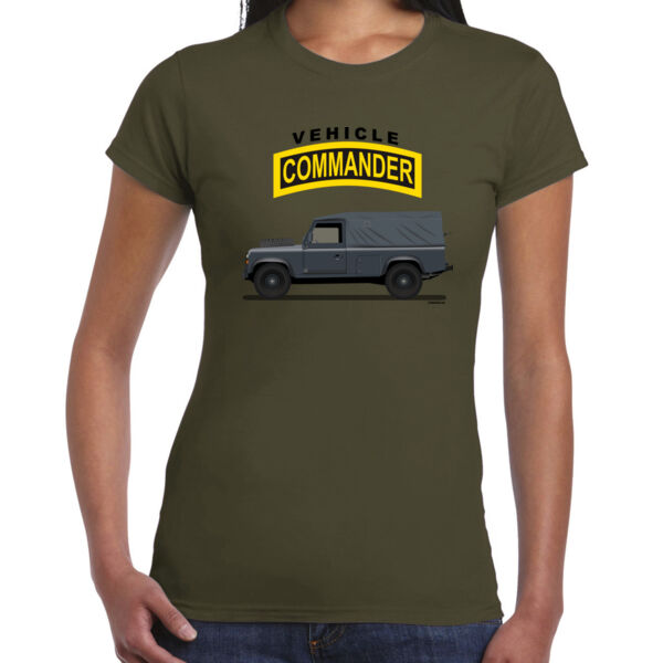 Vehicle Commander 3 Tonner Women's Tee 2 Thumbnail