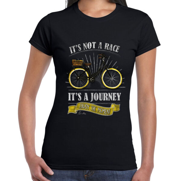 It's Not a Race - Ladies Premium Cotton Tee Thumbnail