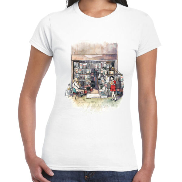 Comics Shop Women's Tee  Thumbnail