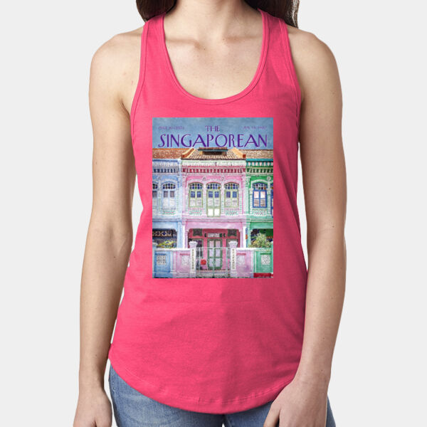 Peranakan Shophouses Pink: Tank Top Thumbnail