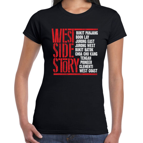 West Side Story - Ladies Premium Cotton Tee Thumbnail